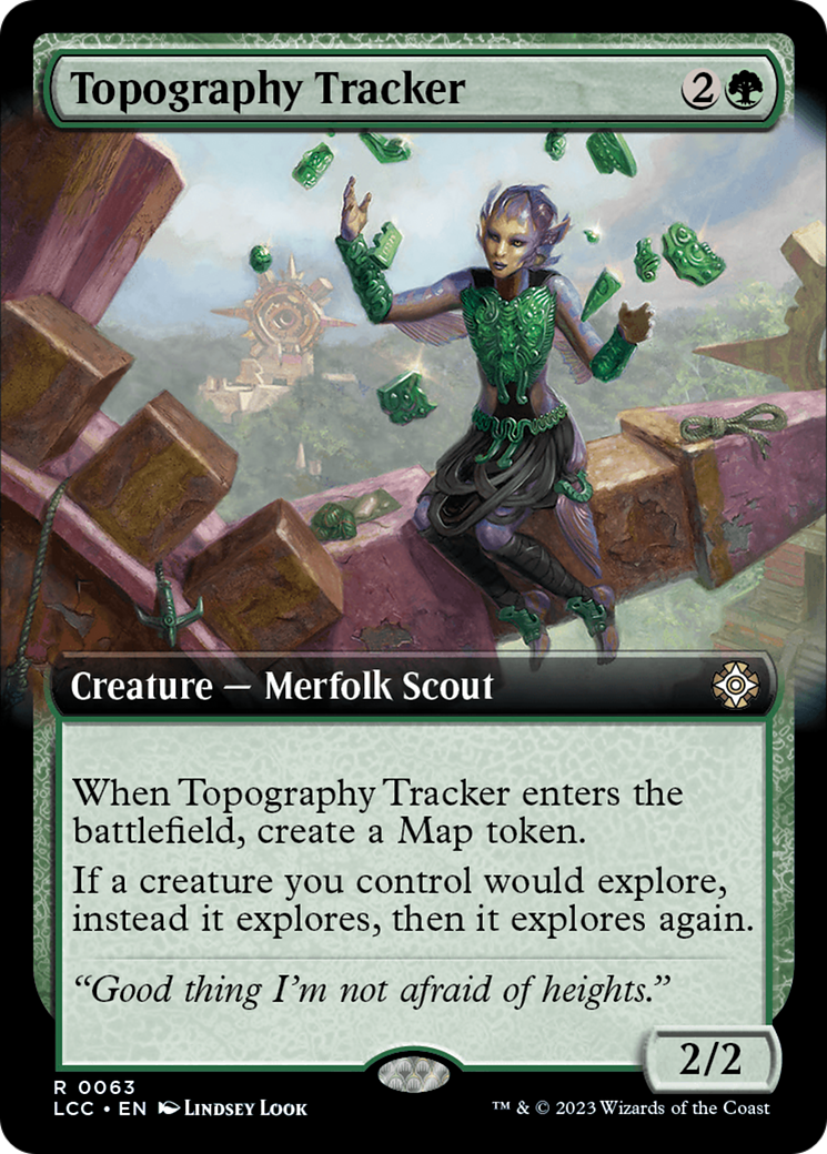 Topography Tracker (Extended Art) [The Lost Caverns of Ixalan Commander] | Tables and Towers