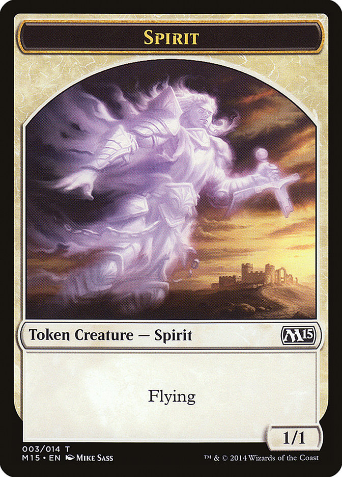 Spirit Token [Magic 2015 Tokens] | Tables and Towers