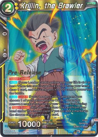 Krillin, the Brawler (BT14-105) [Cross Spirits Prerelease Promos] | Tables and Towers