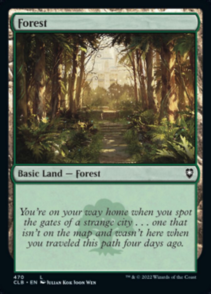 Forest (470) [Commander Legends: Battle for Baldur's Gate] | Tables and Towers