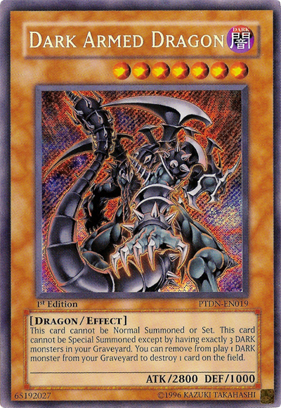 Dark Armed Dragon [PTDN-EN019] Secret Rare | Tables and Towers