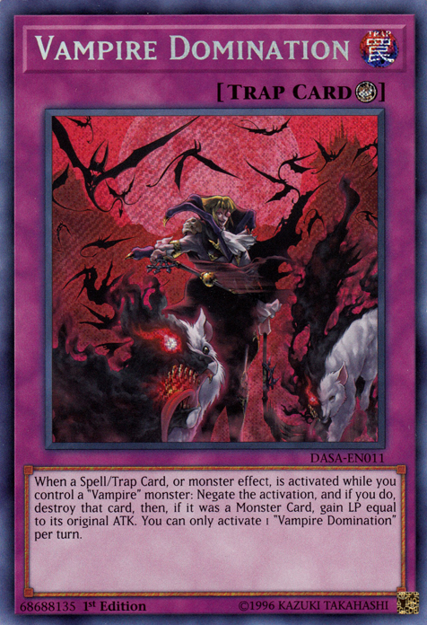 Vampire Domination [DASA-EN011] Secret Rare | Tables and Towers