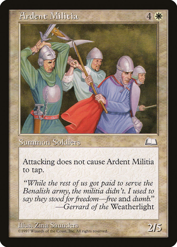 Ardent Militia [Weatherlight] | Tables and Towers