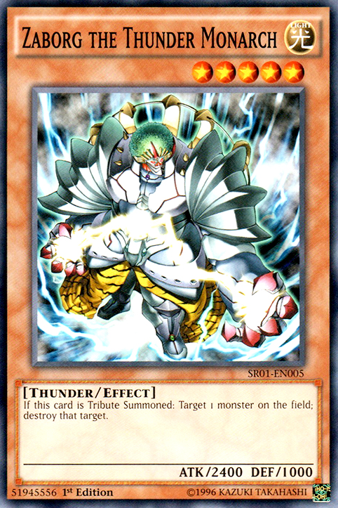 Zaborg the Thunder Monarch [SR01-EN005] Common | Tables and Towers