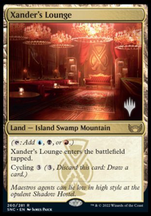 Xander's Lounge (Promo Pack) [Streets of New Capenna Promos] | Tables and Towers