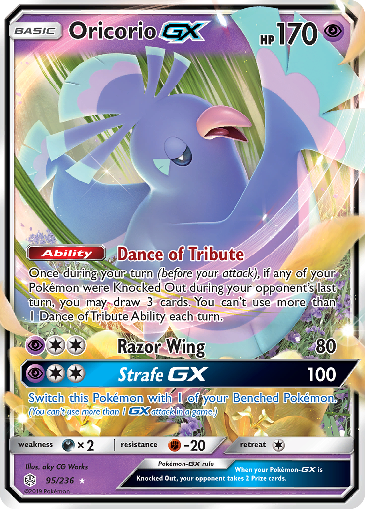 Oricorio GX (95/236) [Sun & Moon: Cosmic Eclipse] | Tables and Towers