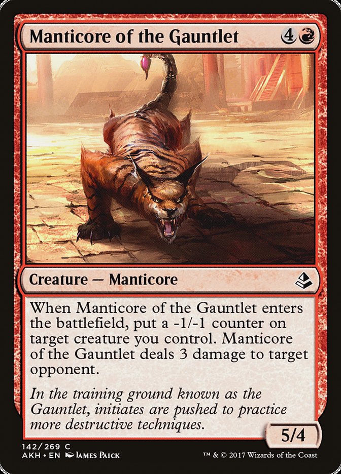 Manticore of the Gauntlet [Amonkhet] | Tables and Towers