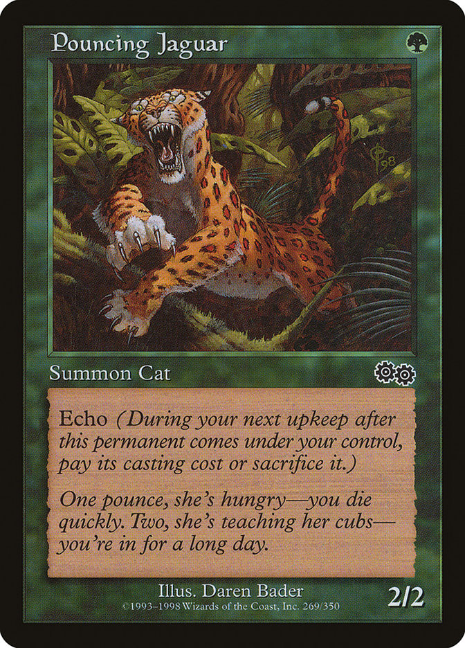 Pouncing Jaguar [Urza's Saga] | Tables and Towers