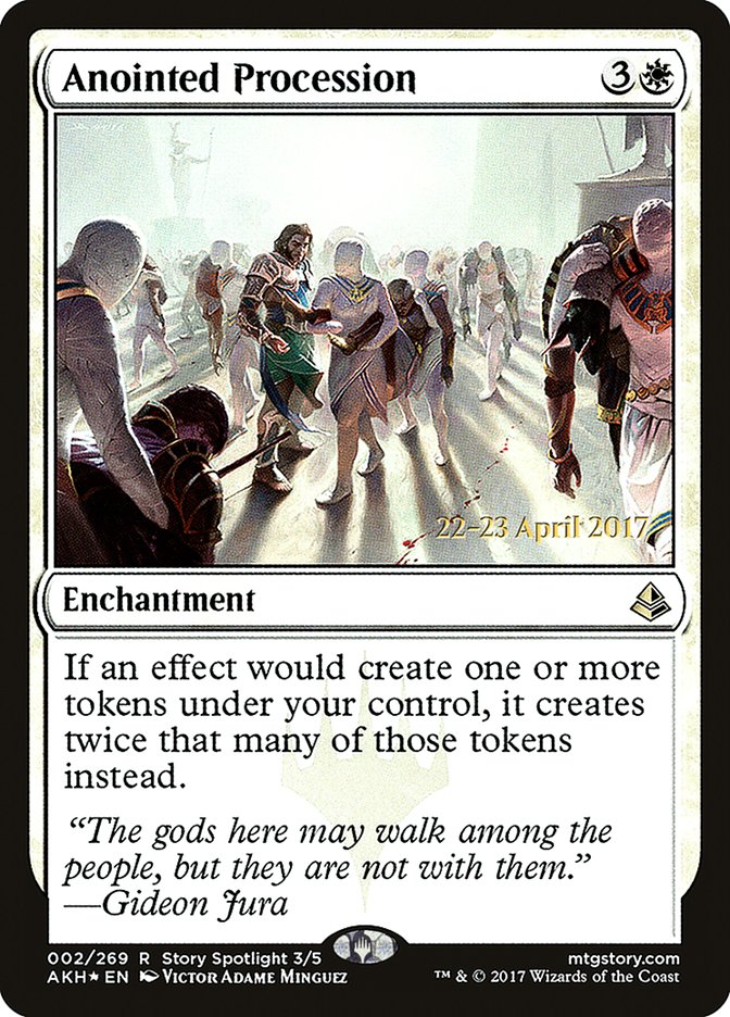 Anointed Procession [Amonkhet Prerelease Promos] | Tables and Towers