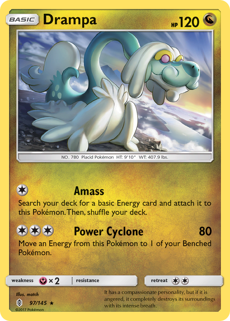 Drampa (97/145) [Sun & Moon: Guardians Rising] | Tables and Towers