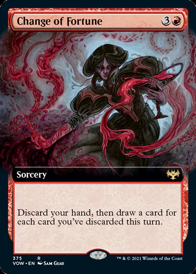 Change of Fortune (Extended Art) [Innistrad: Crimson Vow] | Tables and Towers