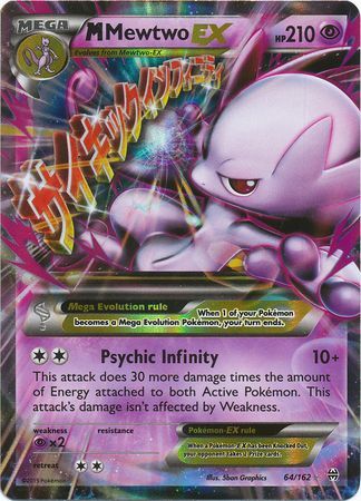 M Mewtwo EX (64/162) (Jumbo Card) [XY: BREAKthrough] | Tables and Towers