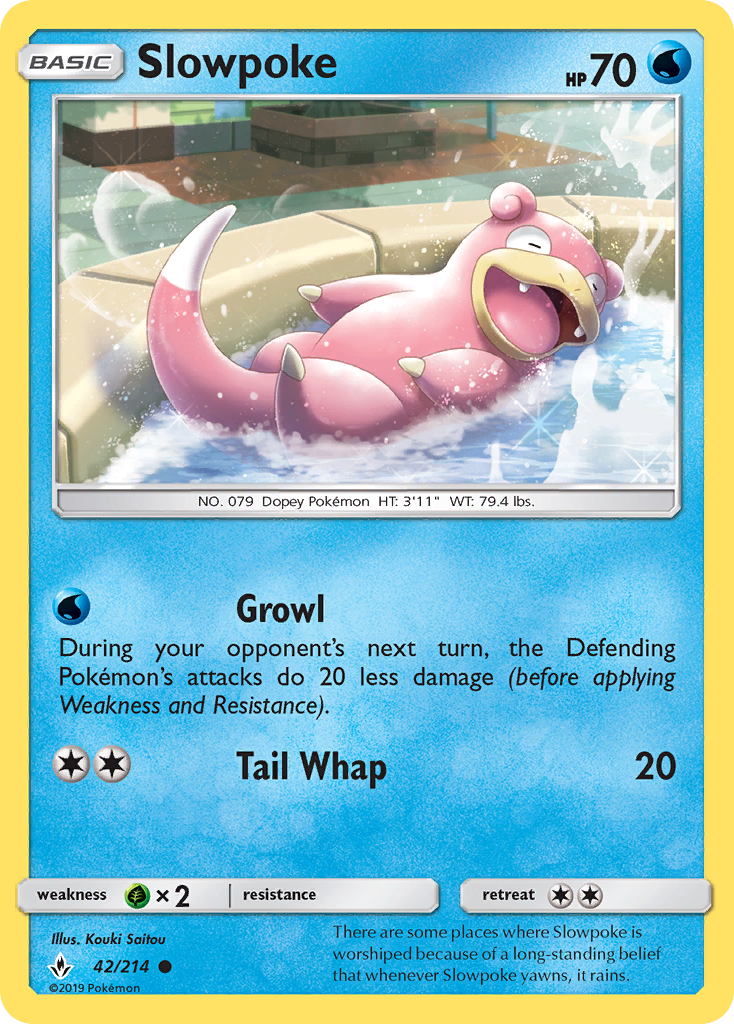 Slowpoke (42/214) [Sun & Moon: Unbroken Bonds] | Tables and Towers