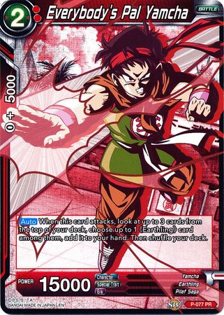 Everybody's Pal Yamcha (Alternate Art) (P-077) [Special Anniversary Set] | Tables and Towers