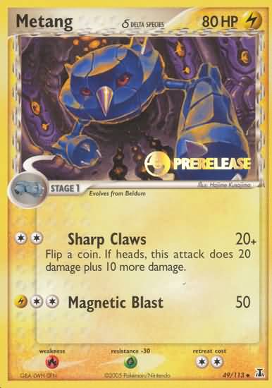 Metang (49/113) (Delta Species) (Prerelease Promo) [EX: Delta Species] | Tables and Towers