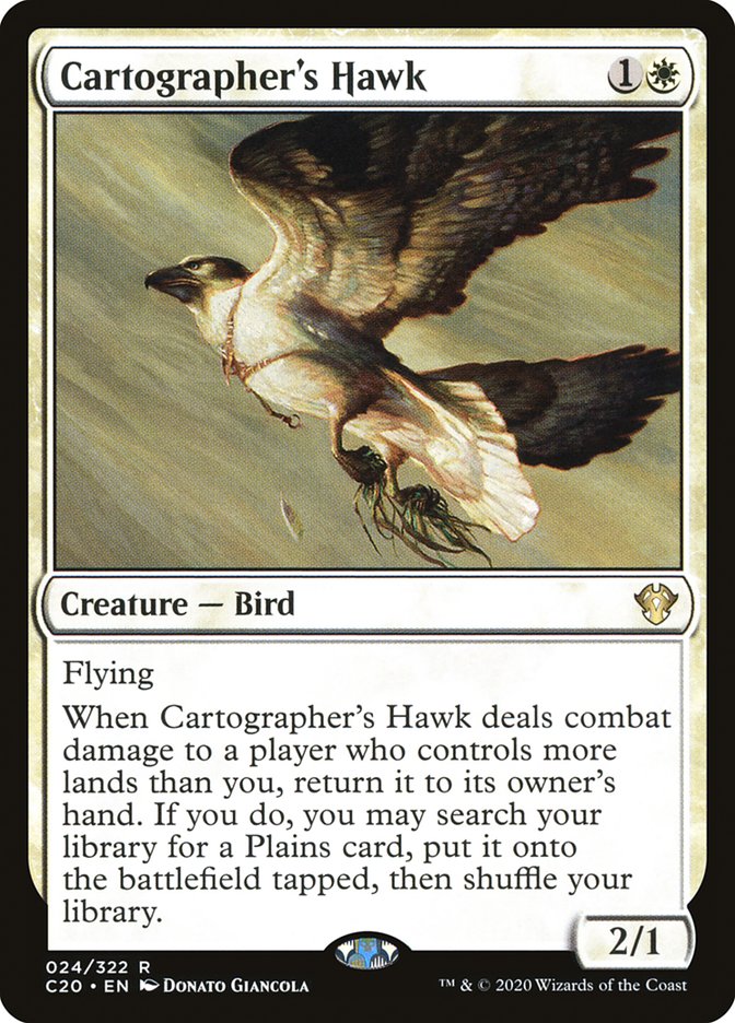 Cartographer's Hawk [Commander 2020] | Tables and Towers