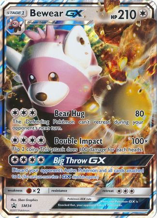 Bewear GX (SM34) (Jumbo Card) [Sun & Moon: Black Star Promos] | Tables and Towers