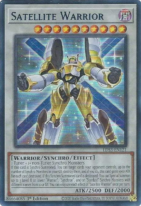 Satellite Warrior (Blue) [LDS3-EN121] Ultra Rare | Tables and Towers