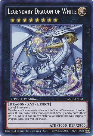 Legendary Dragon of White [WSUP-EN051] Secret Rare | Tables and Towers