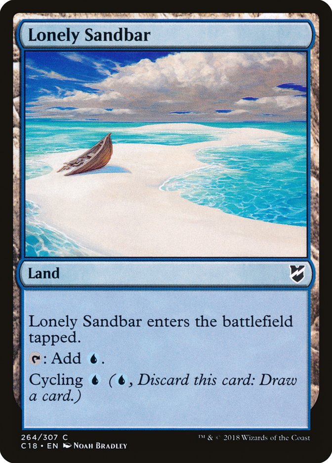 Lonely Sandbar [Commander 2018] | Tables and Towers