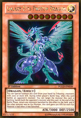 Galaxy-Eyes Photon Dragon [PGLD-EN038] Gold Rare | Tables and Towers