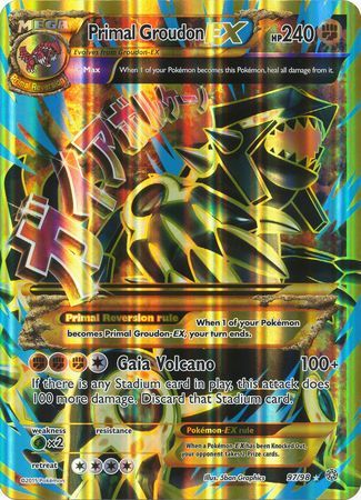 Primal Groudon EX (97/98) (Jumbo Card) [XY: Ancient Origins] | Tables and Towers