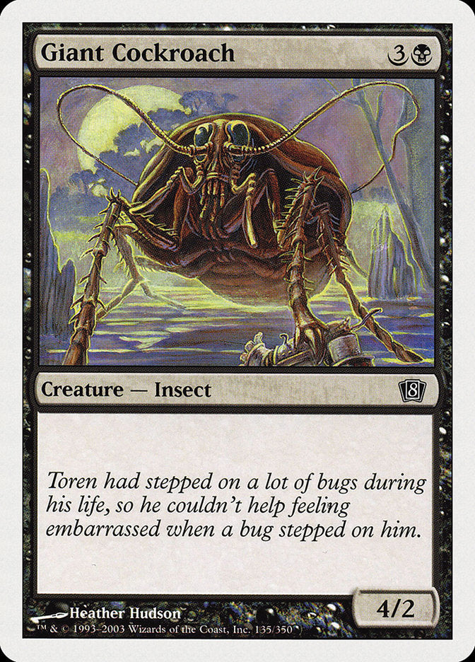 Giant Cockroach [Eighth Edition] | Tables and Towers