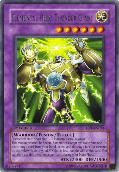 Elemental Hero Thunder Giant [DP1-EN011] Rare | Tables and Towers