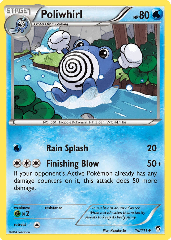 Poliwhirl (16/111) [XY: Furious Fists] | Tables and Towers