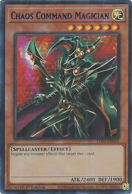 Chaos Command Magician (Blue) [LDS3-EN083] Ultra Rare | Tables and Towers