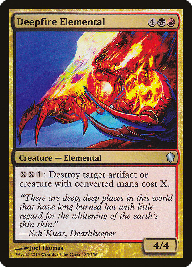 Deepfire Elemental [Commander 2013] | Tables and Towers