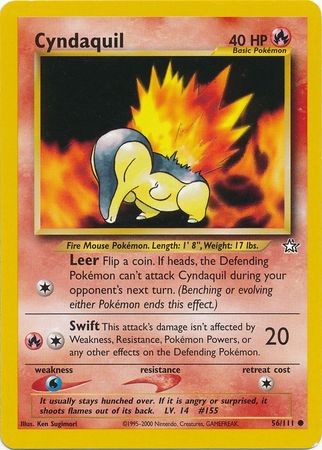 Cyndaquil (56/111) [Neo Genesis Unlimited] | Tables and Towers