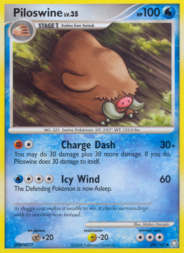 Piloswine (69/146) [Diamond & Pearl: Legends Awakened] | Tables and Towers