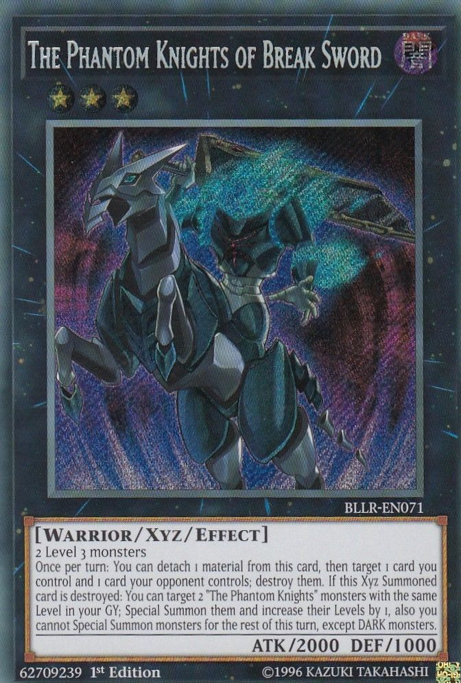 The Phantom Knights of Break Sword [BLLR-EN071] Secret Rare | Tables and Towers