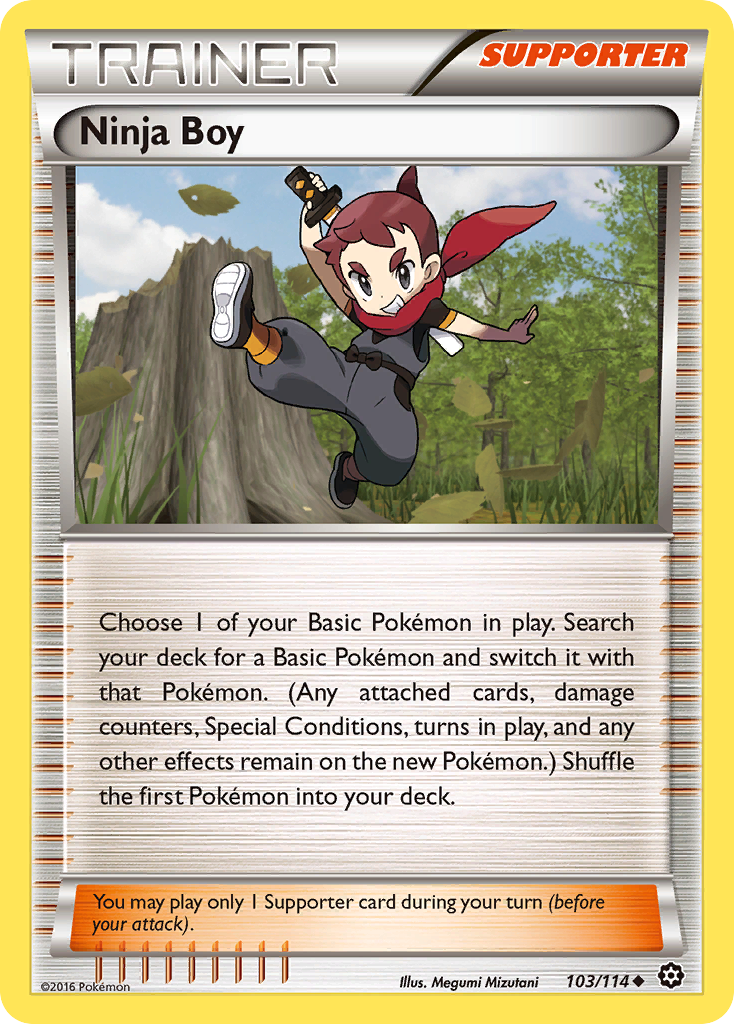 Ninja Boy (103/114) [XY: Steam Siege] | Tables and Towers