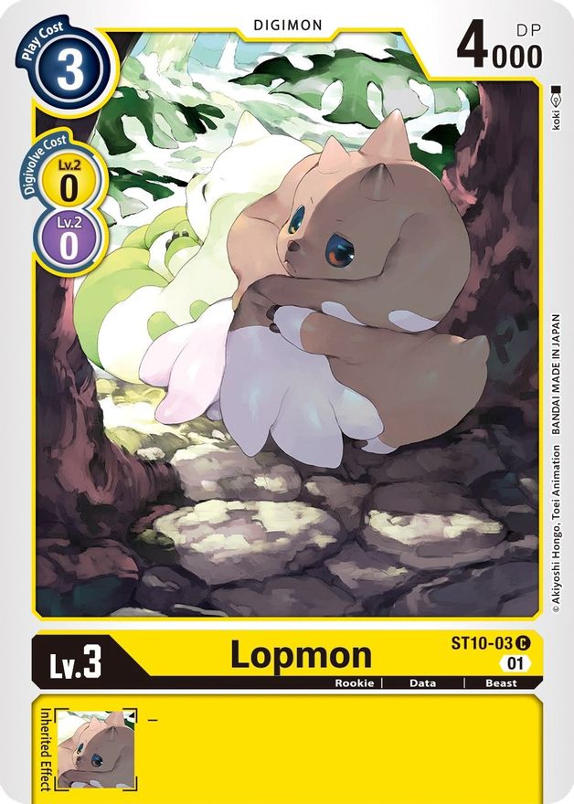 Lopmon [ST10-03] [Starter Deck: Parallel World Tactician] | Tables and Towers