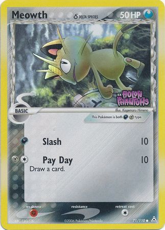 Meowth (71/110) (Delta Species) (Stamped) [EX: Holon Phantoms] | Tables and Towers