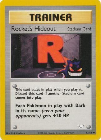 Rocket's Hideout (63/64) [Neo Revelation Unlimited] | Tables and Towers