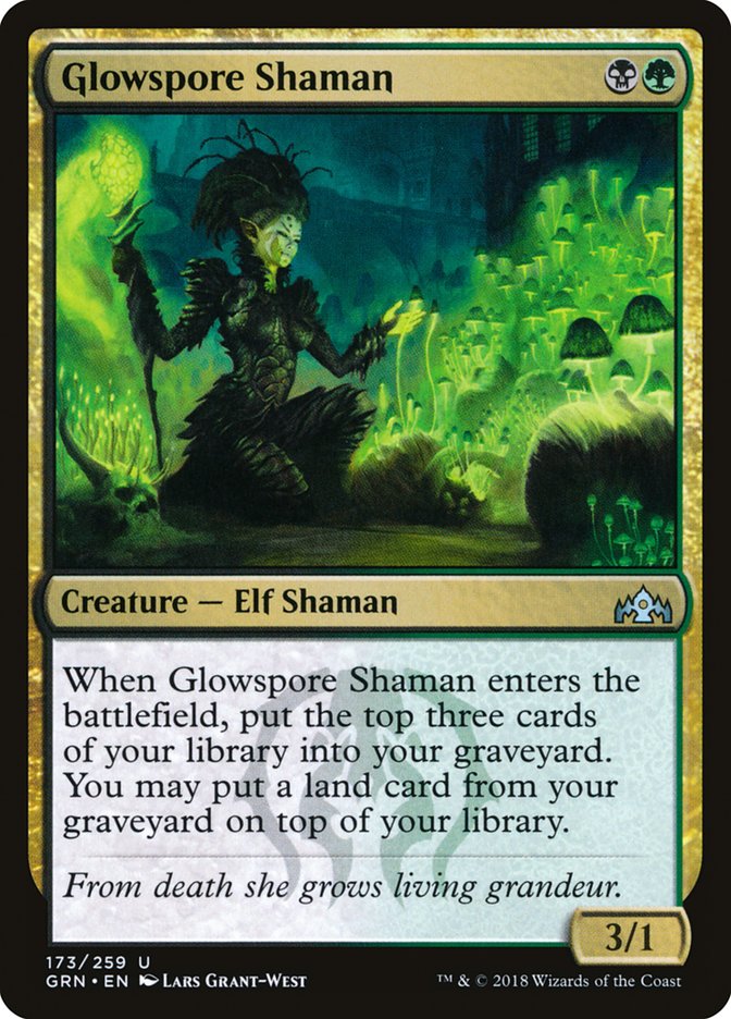 Glowspore Shaman [Guilds of Ravnica] | Tables and Towers