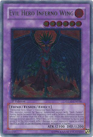 Evil Hero Inferno Wing [GLAS-EN038] Ultimate Rare | Tables and Towers