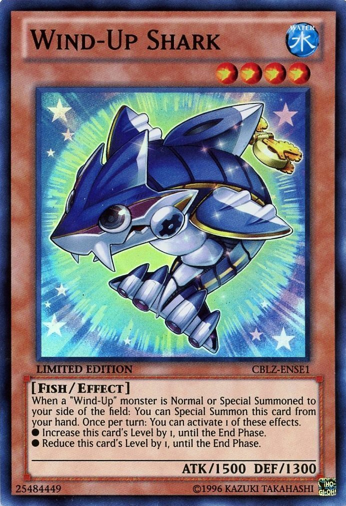 Wind-Up Shark [CBLZ-ENSE1] Super Rare | Tables and Towers