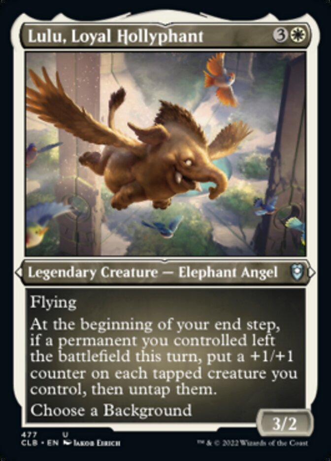 Lulu, Loyal Hollyphant (Foil Etched) [Commander Legends: Battle for Baldur's Gate] | Tables and Towers
