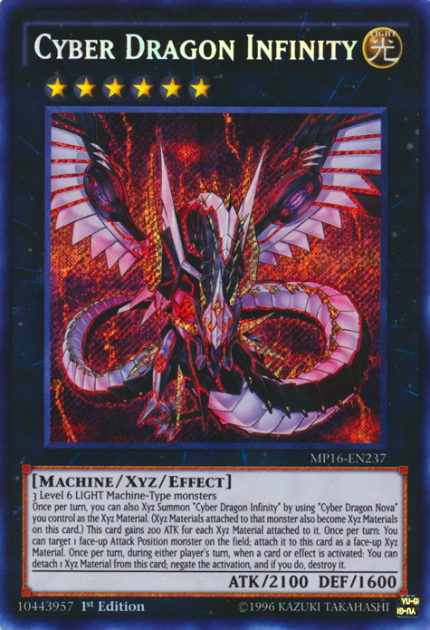 Cyber Dragon Infinity [MP16-EN237] Secret Rare | Tables and Towers