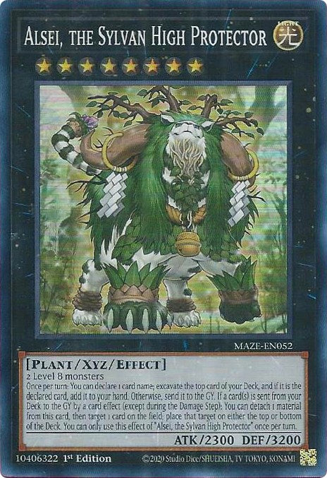 Alsei, the Sylvan High Protector [MAZE-EN052] Super Rare | Tables and Towers