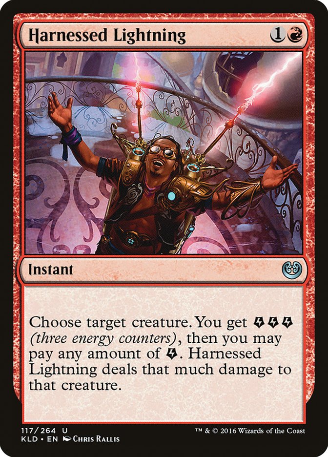 Harnessed Lightning [Kaladesh] | Tables and Towers