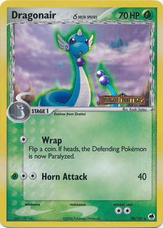 Dragonair (28/101) (Delta Species) (Stamped) [EX: Dragon Frontiers] | Tables and Towers