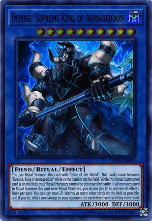 Demise, Supreme King of Armageddon [OP08-EN005] Super Rare | Tables and Towers