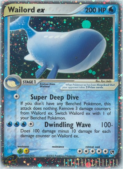 Wailord ex (100/100) [EX: Sandstorm] | Tables and Towers