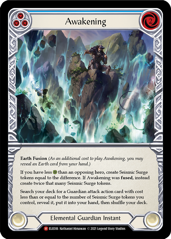 Awakening [ELE006] (Tales of Aria)  1st Edition Rainbow Foil | Tables and Towers