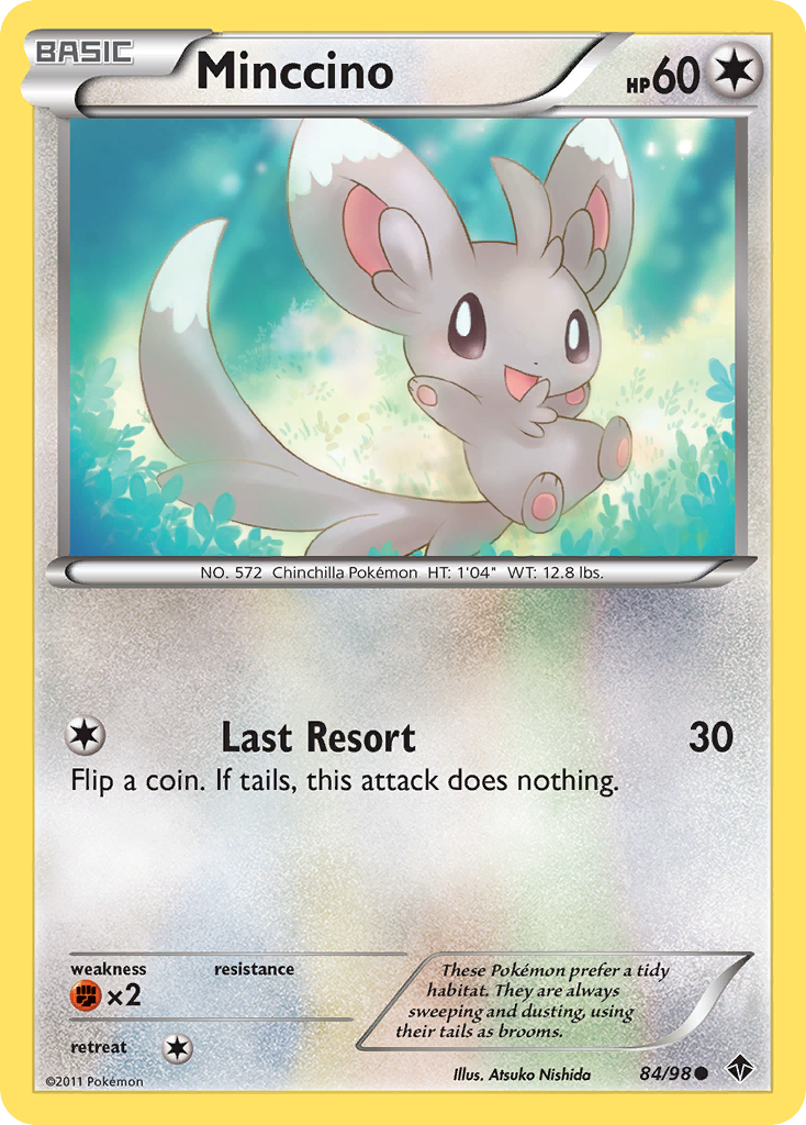 Minccino (84/98) [Black & White: Emerging Powers] | Tables and Towers